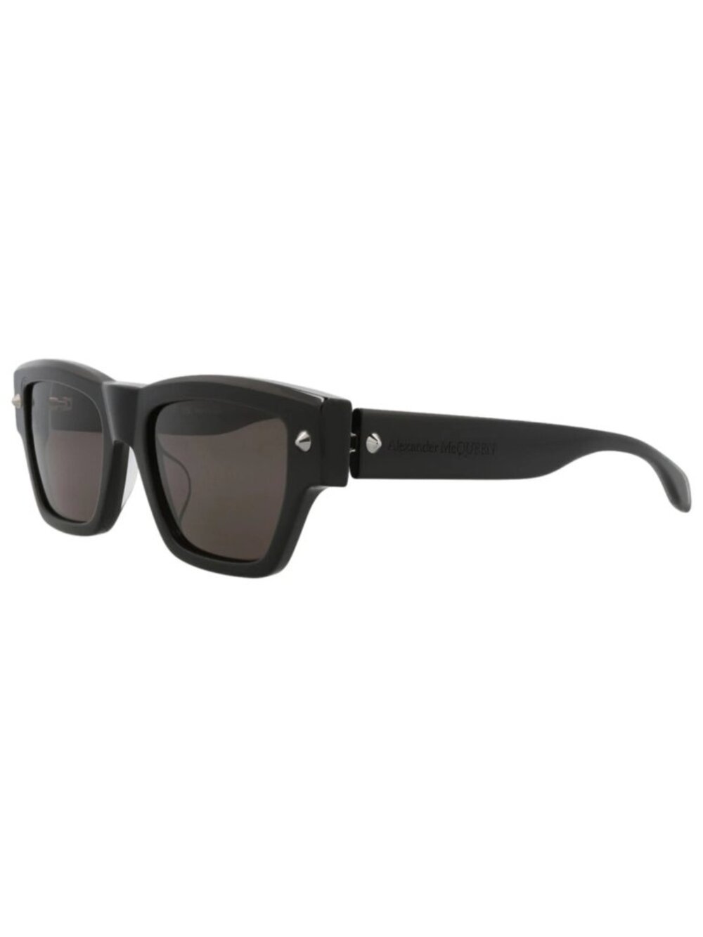 New Alexander McQueen Women's Sunglasses Square Rectangle Recycled Acetate Frame